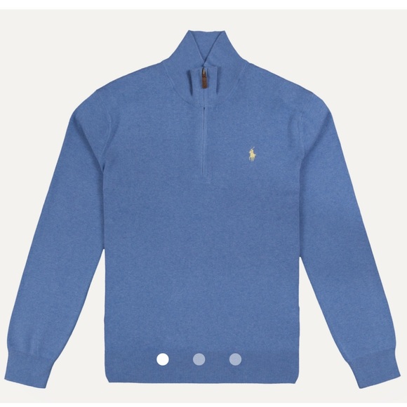 Polo Ralph Lauren Other - VINTAGE POLO RALPH LAUREN Estate Rib Cotton Men’s Quarter Zip Pullover Sweater